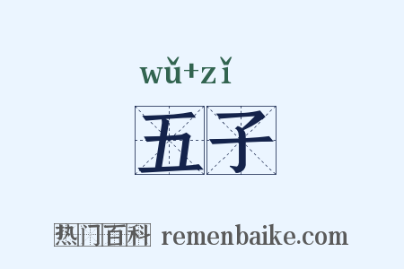 五子是什么意思的图片